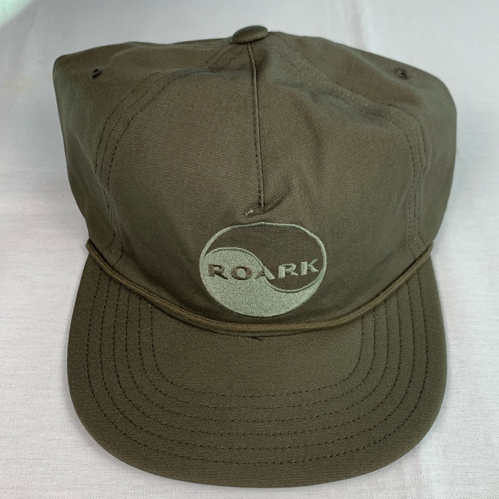 NWT Roark Packable 5 Panel Hat in Dark Brown